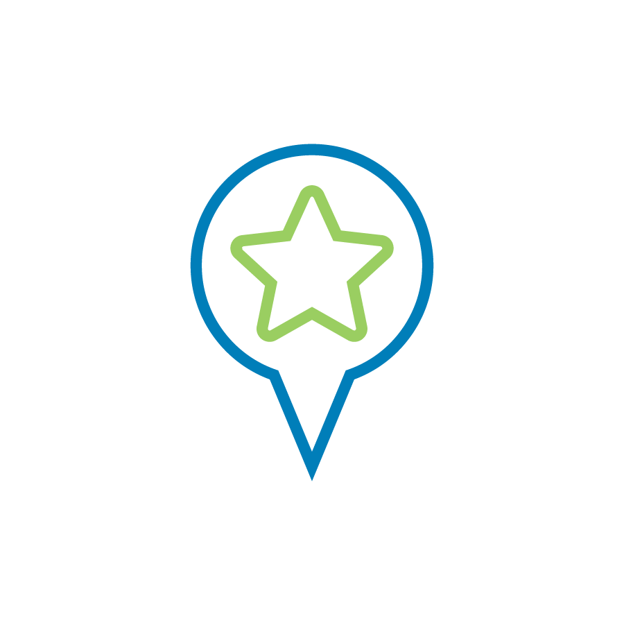 An icon of a location pin